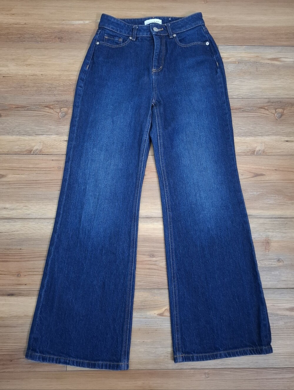 Loft Wide Leg Jeans Women's 24 00 Dark Blue